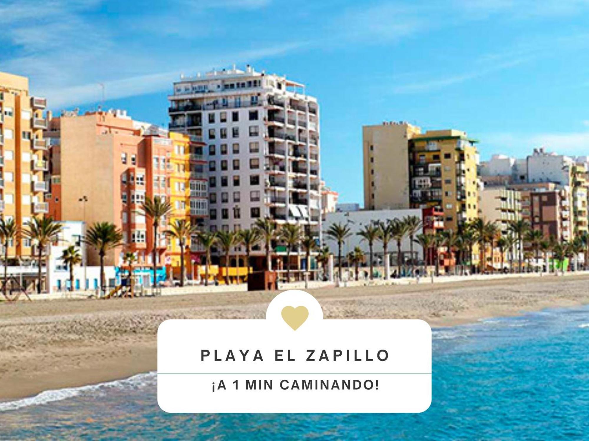 Acogedor Apartamento A 30 Metros De La Playa - Wifi - Smarttv Almeria Exterior photo